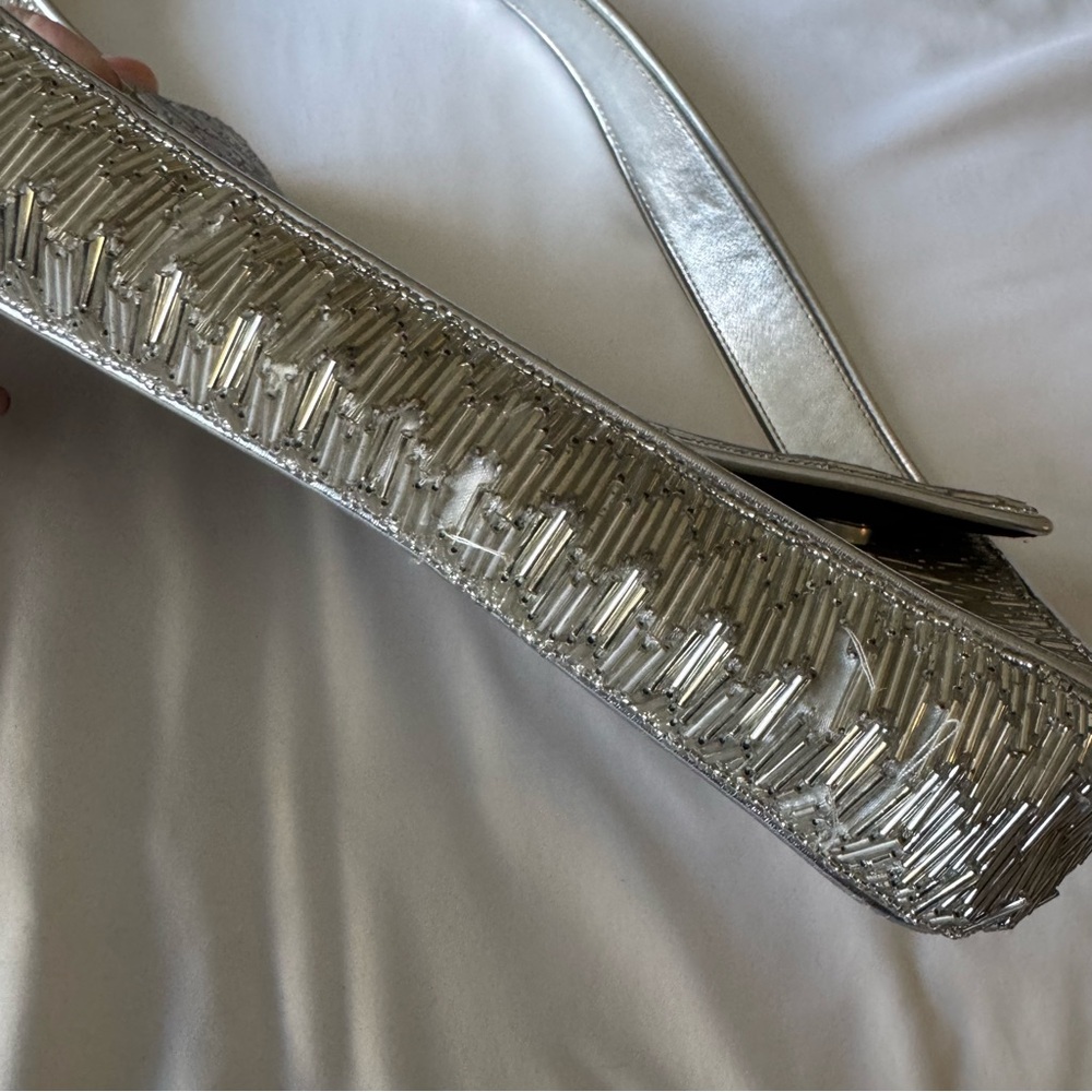 STAUD Silver Tommy Beaded Bag - Picture 5 of 9